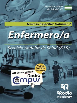 cover image of Enfermero/a del SAS. Temario Específico. Volumen 2